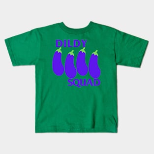 Dildy Bars: Purple Kids T-Shirt